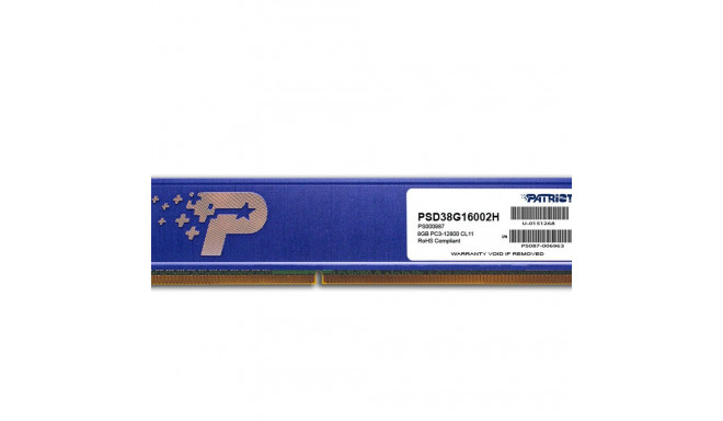 Patriot RAM PSD38G16002H DDR3 CL11 8 GB