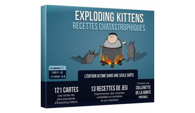 Board game Asmodee Exploding Kittens: Recettes Chatastrophiques