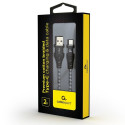 Micro USB 2.0 B to USB C Cable GEMBIRD CC-USB2B-AMCM-2M-BW Black 2 m