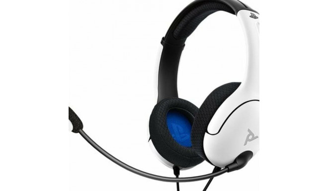 Headphones with Microphone PDP 051-108-EU-WH White Black