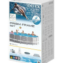 Baseins Noņemams Intex Prism Frame Pelēks 32.695 l 610 x 132 cm