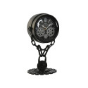 Zegar stołowy Home ESPRIT Must Hõbedane Metall Kristall 18 x 17 x 33 cm