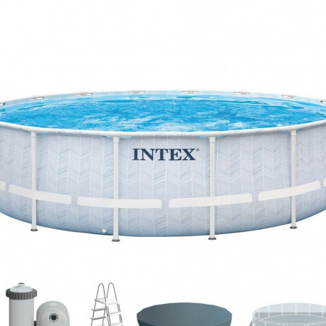 Detachable Pool Intex Chevron Prism Circular 427 x 107 cm