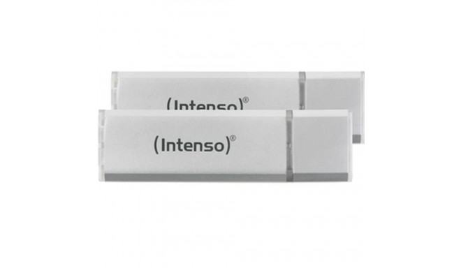 USB Zibatmiņa INTENSO 3531490 64 GB 2 gb. Sudrabs