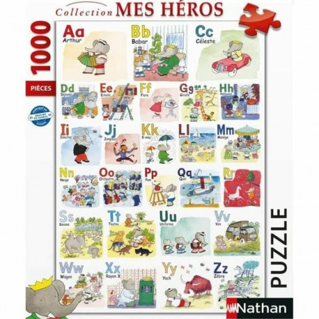 Pusle Ravensburger Mes Héros 1000 Tükid, osad (FR)