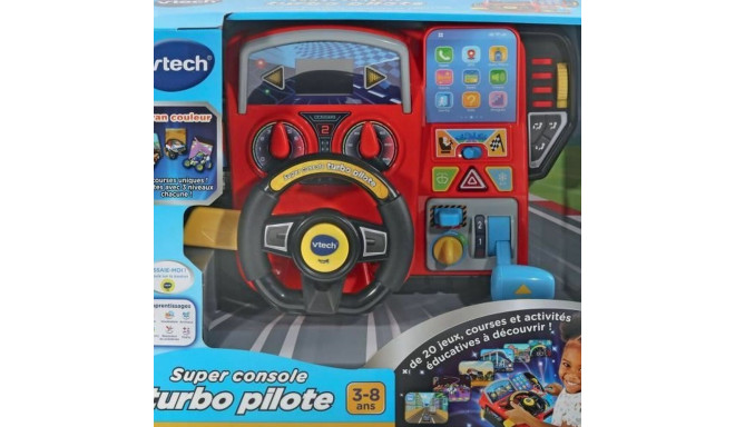 Hariv mäng kolm ühes Vtech Super console turbo pilote (1 Tükid, osad)