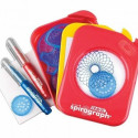 Drawing Set Spirograph Silverlit travel Multicolour 10 Pieces