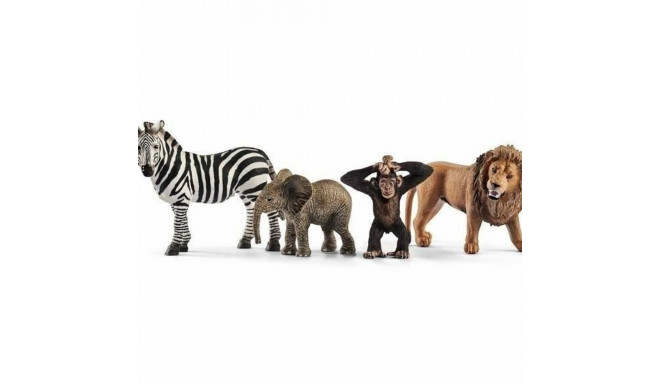 фигурок животных Schleich 42387 Wild Life: Safari 4 Предметы Пластик