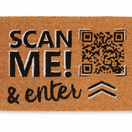 Kāju slaukāmais paklājs Scan Me! Dabisks 60 x 1 x 40 cm (12 gb.)