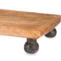 Centerpiece Rectangular Brown Mango wood 45 x 6 x 25 cm (6 Units)