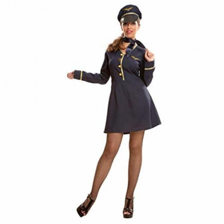 Costume for Adults Air Hostess 3 Pieces - S