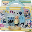 Playset Sylvanian Families Fashion and big sister caramel dog suitcase For Children