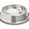 Dog Feeder Silver Grey Rubber Metal 35 x 0,03 x 25 cm (24 Units)
