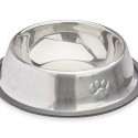 Dog Feeder Silver Grey Rubber Metal 35 x 0,03 x 25 cm (24 Units)