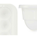 Egg cup White Transparent Plastic 17,5 x 7 x 28,5 cm (12 Units)