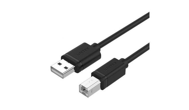 USB A - USB B Kaabel Unitek Y-C421GBK Must 5 m