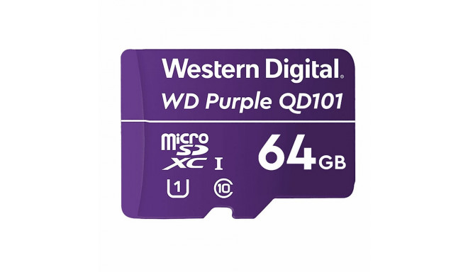 Карта памяти микро SD Western Digital WD Purple SC QD101 64GB 64 Гб