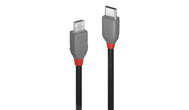 USB-kaabel LINDY 36892 Must Must/Hall 2 m