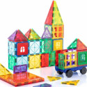 3D Magnetic Building Blocks Magoks InnovaGoods 57 Pieces