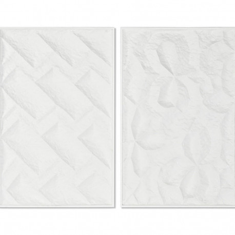 Maal Home ESPRIT Kaasaegne Reljeefiga 58,5 x 4 x 92,5 cm (2 Ühikut)