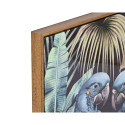 Glezna Home ESPRIT Papagailis Tropiskais Lakots 50 x 3,5 x 70 cm (2 gb.)