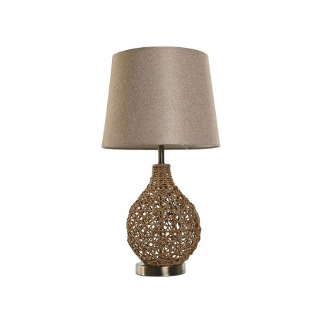 Laualamp Home ESPRIT Pruun Beež Kuldne Naturaalne 50 W 220 V 33 x 33 x 60 cm