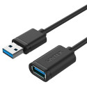 USB-kaabel Unitek Y-C459GBK Isaspistik/Pistikupesa Must 2 m