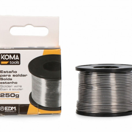 Tin wire for soldering Koma Tools Bobbin 1 mm 250 g