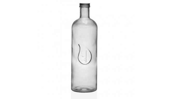 Bottle Versa 1,6 L Drop Glass Aluminium 9,8 x 32,5 x 9,8 cm