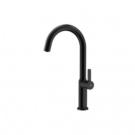 Ühe käepidemega segisti Teka OVAL915 Must