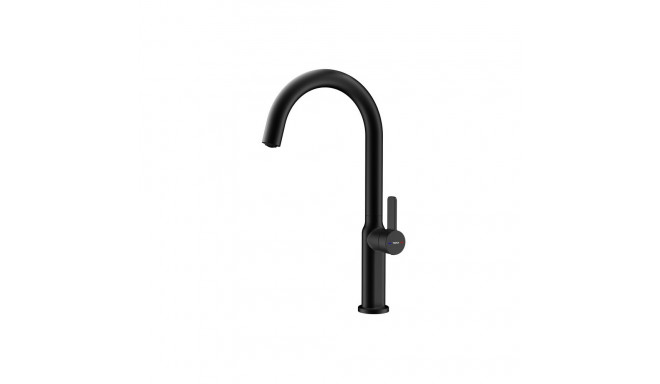 Ühe käepidemega segisti Teka OVAL915 Must