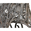 Jõuluehe DKD Home Decor Põhjapõder ja saan Valge vitstest Põhjapõder 75 x 20 x 53 cm