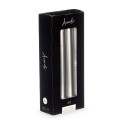 Candle Set 2 x 2 x 20 cm Silver (12 Units)