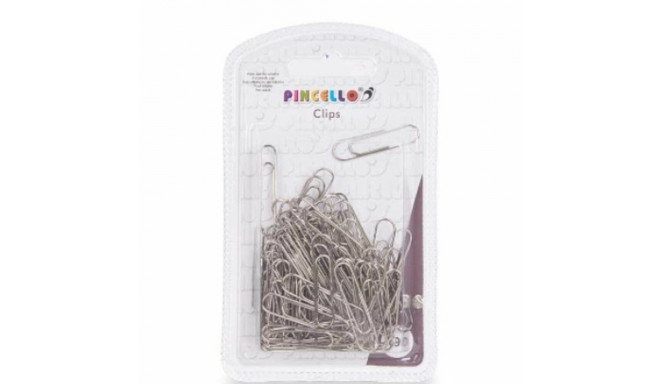 Clips Silver Medium Metal (24 Units)