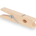 Clamps Large Brown Wood (24 Units)
