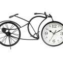 Table clock Bicycle Black Metal 40 x 19,5 x 7 cm (4 Units)