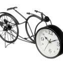 Table clock Bicycle Black Metal 40 x 19,5 x 7 cm (4 Units)