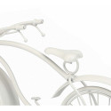 Table clock Bicycle White Metal 36 x 22 x 7 cm (4 Units)
