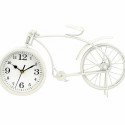 Table clock Bicycle White Metal 38 x 20 x 4 cm (4 Units)