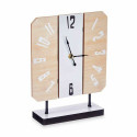 Zegar stołowy Valge Metall Puit MDF 22 x 28 x 7 cm (6 Ühikut)