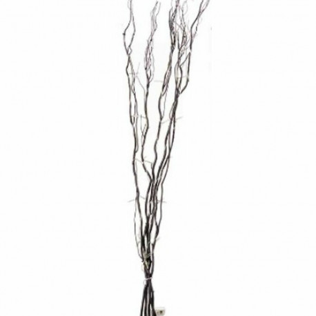 Bouquets Gift Decor F23610-B F23610-B Black Wood 20 x 90 x 6 cm LED Light (12 Units)