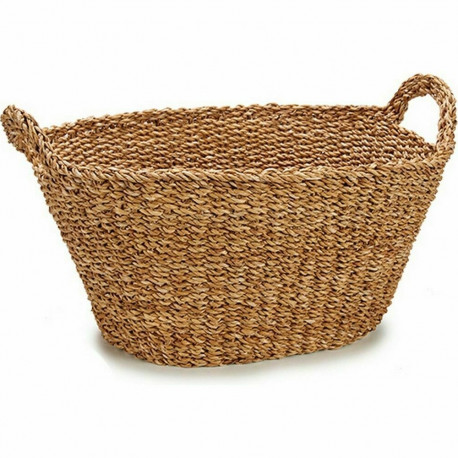 Basket With handles Brown 50 L 60 x 31 x 43 cm (6 Units)
