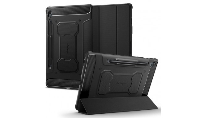 Kaitsekaaned Rugged Armor Pro, Samsung Galaxy Tab S9 FE, must, Spigen