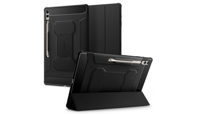 Kaitsekaaned Rugged Armor Pro, Samsung Galaxy Tab S10 Ultra / Tab S9 Ultra / Tab S8 Ultra, must, Spi