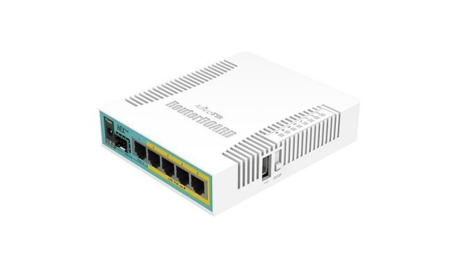 MikroTik RouterBOARD hEX Poe Gigabit - RB960PGS - Router - 4-port switch.hEX PoE is a five port Giga