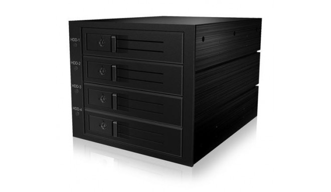 ICY BOX IB-564SAS-12G disk array Black