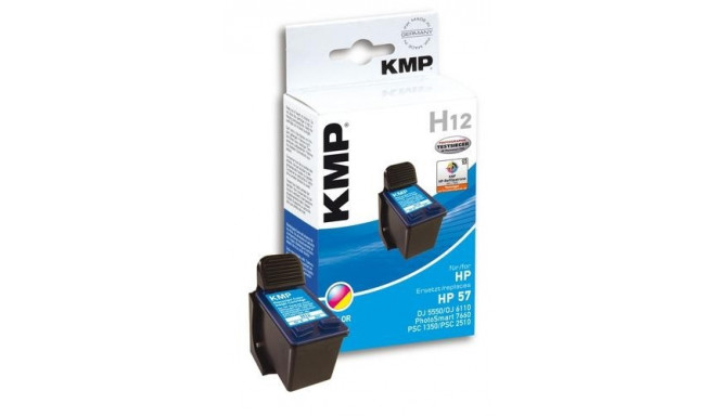 KMP H12 ink cartridge 1 pc(s) Cyan, Magenta, Yellow