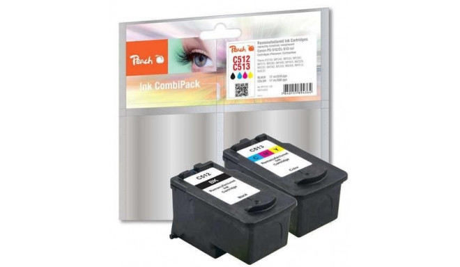 Peach PI100-160 ink cartridge Black, Cyan, Magenta, Yellow