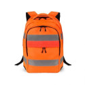 DICOTA Hi-Vis backpack Orange Polyethylene terephthalate (PET), Thermoplastic polyurethane (TPU)