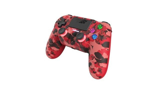 Dragonshock Mizar Camouflage, Red Bluetooth Gamepad Analogue / Digital PlayStation 4